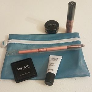 Cosmetic bag and products